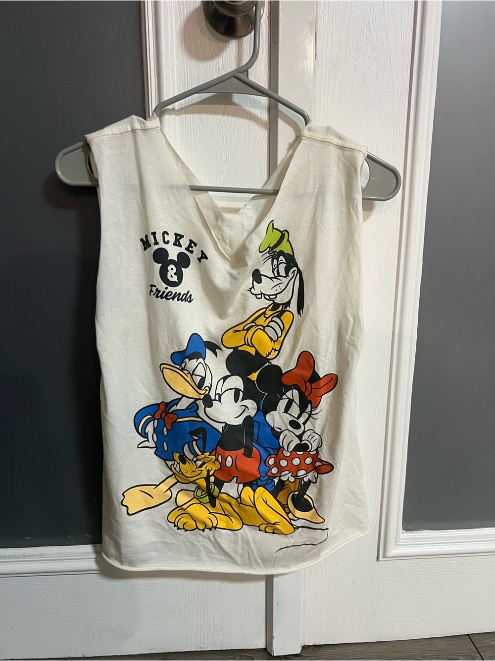 Women’s White Mickey & Friends Graphic Tank Top